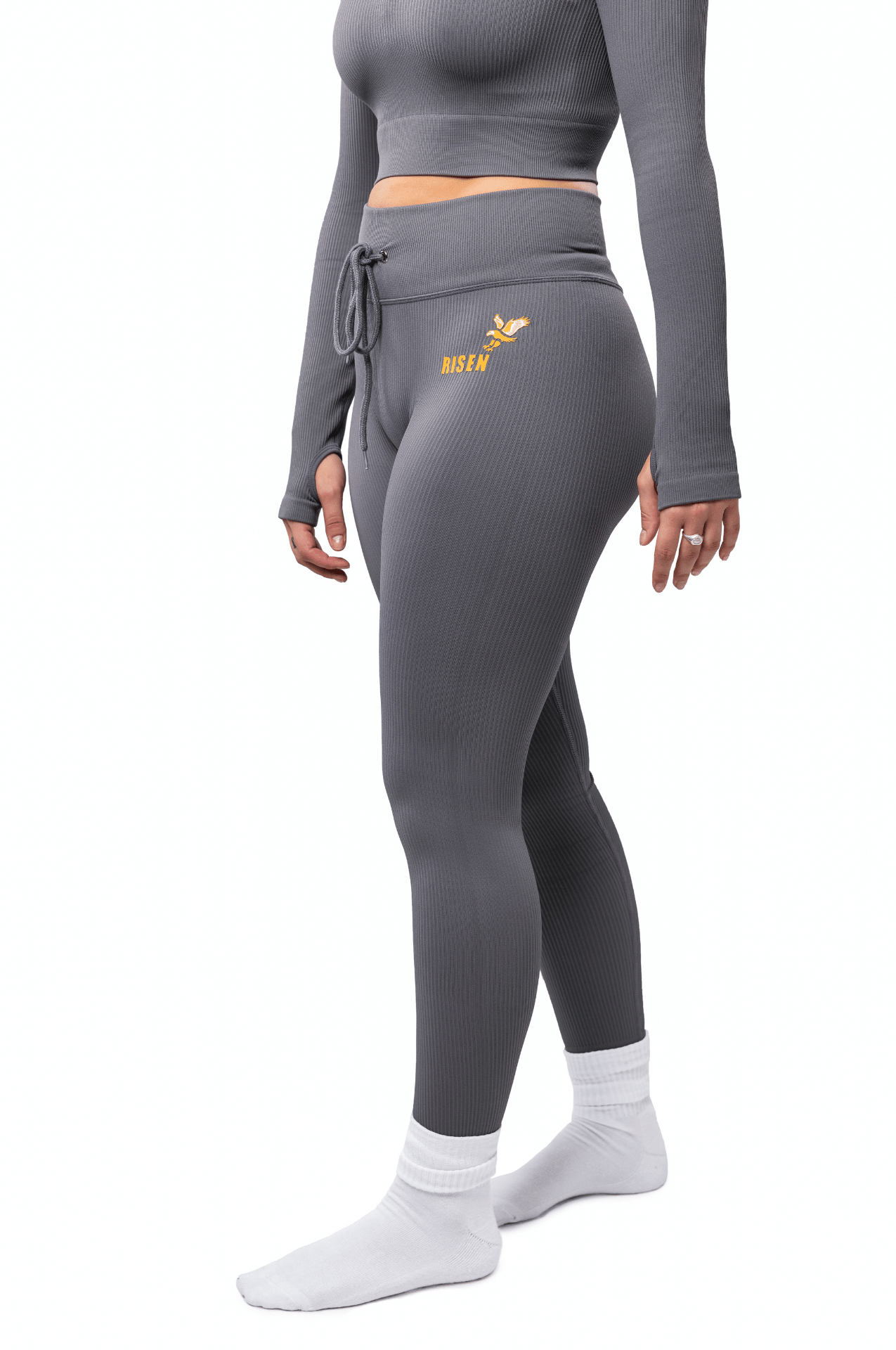 Risen Women Seamless Legging - Grey