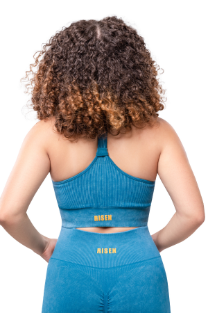 Risen Women Seamless Bra - Steel Blue