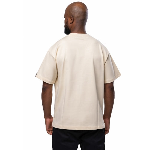 Risen Oversized Drop Shoulder T-Shirt - Khaki