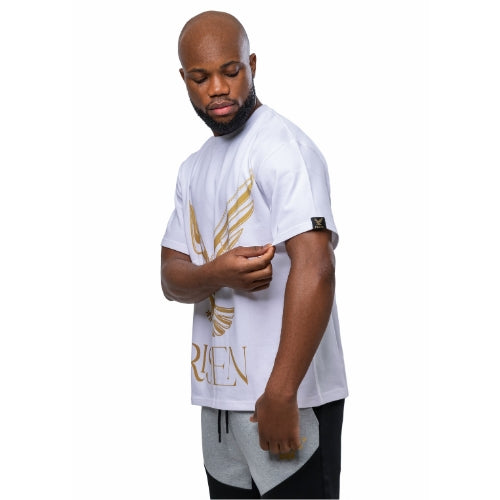 Risen Oversized Drop Shoulder T-Shirt - White