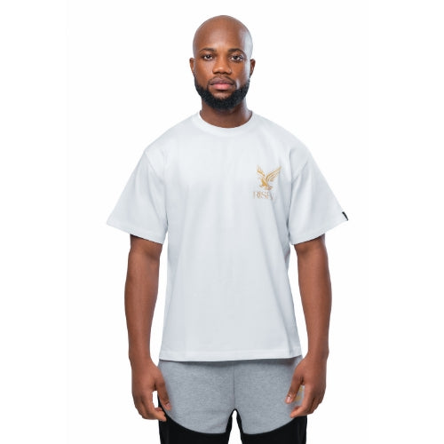 Risen Oversized Drop Shoulder T-Shirt - White