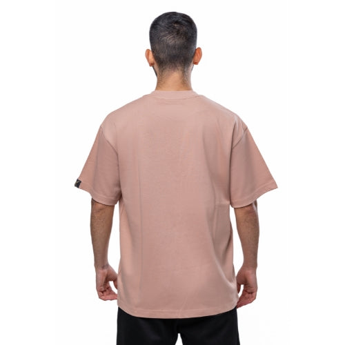 Risen Oversized Drop Shoulder T-Shirt - Pink