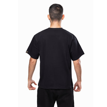 Risen Oversized Drop Shoulder T-Shirt - Black