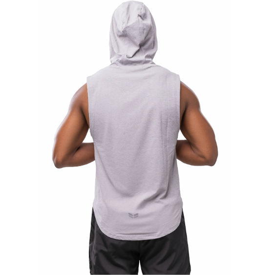 Risen Men Tank Hoodie Grey