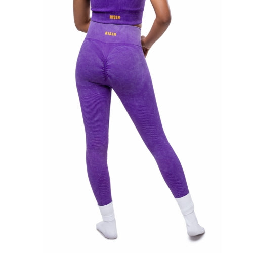 Risen Women Seamless High Waist Legging - Purple Heart