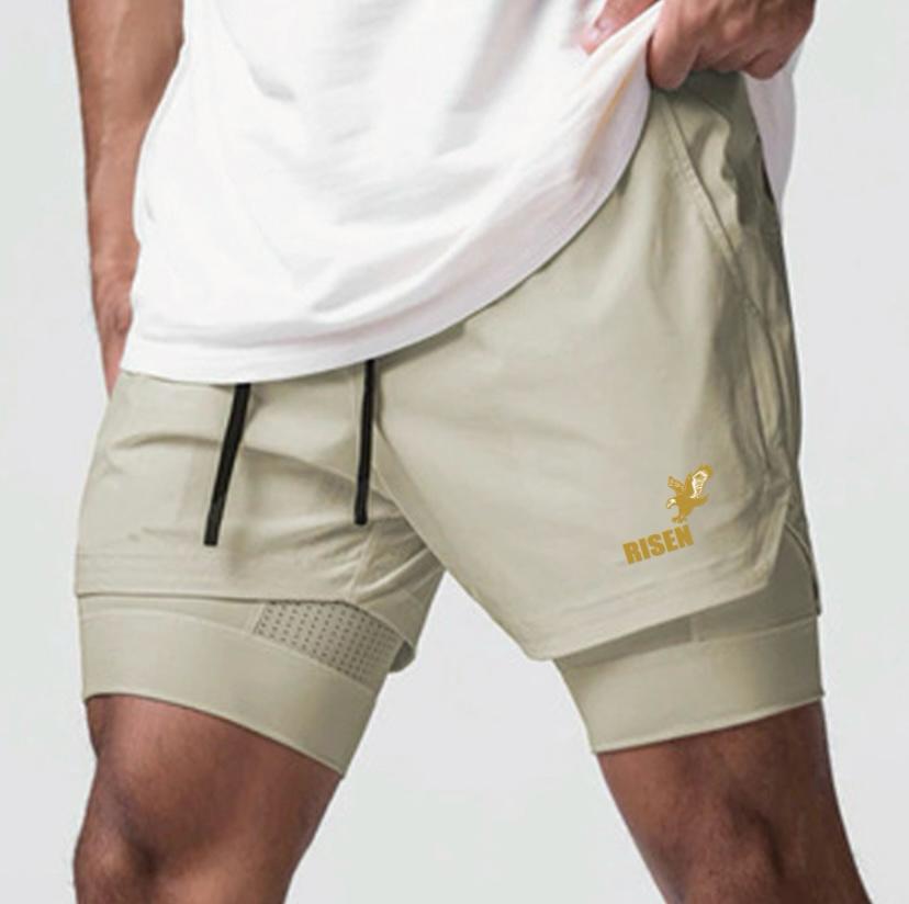 Risen Men Shorts - Beige