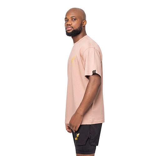 Risen Oversized Drop Shoulder T-Shirt - Pink