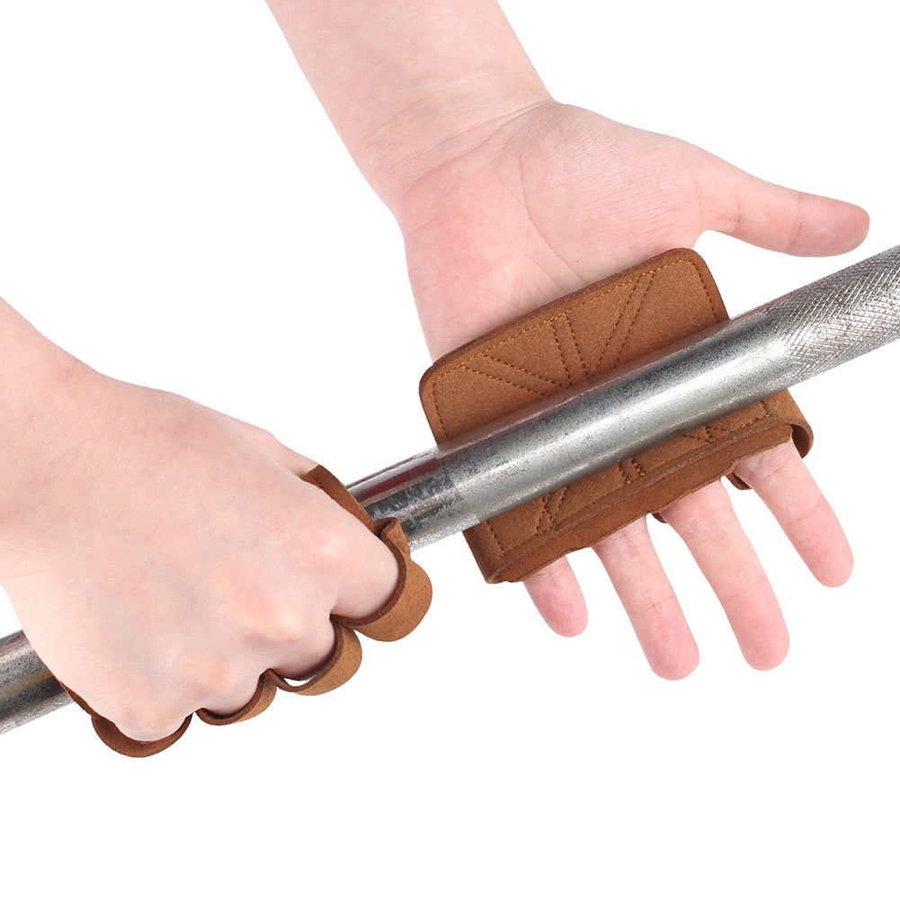 Anti-Skid Leather Weight Lifting Hand