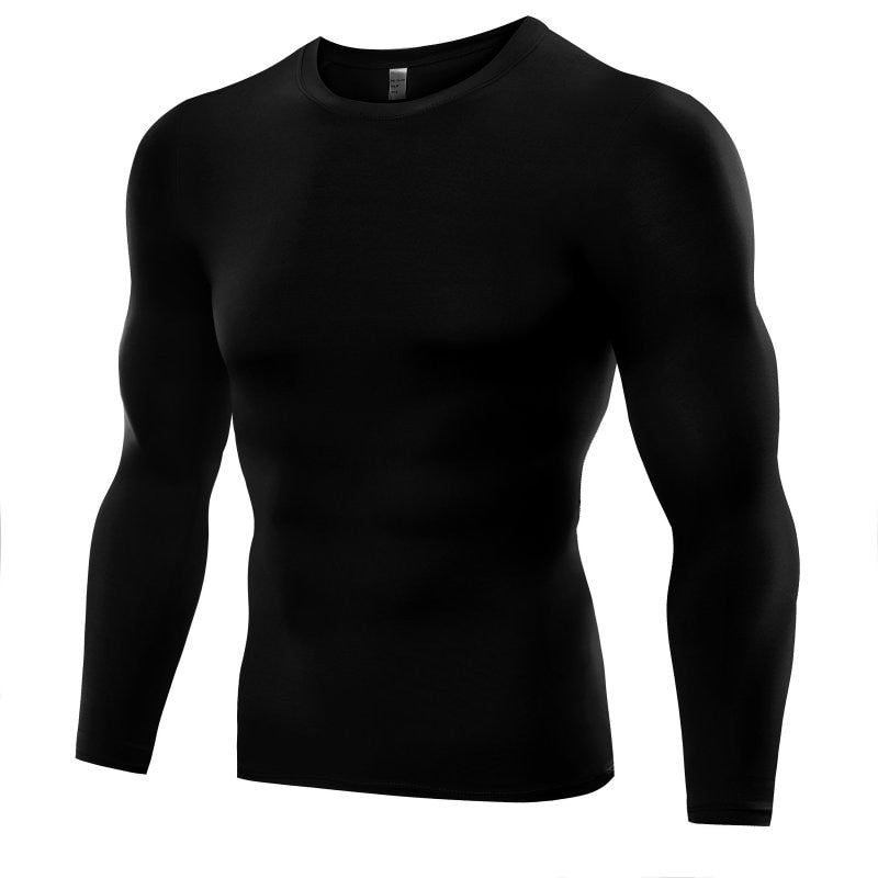 Men Bodybuilding Long Sleeve T Shirt