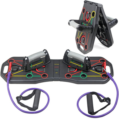 Multi-Function Foldable Push Up Board System