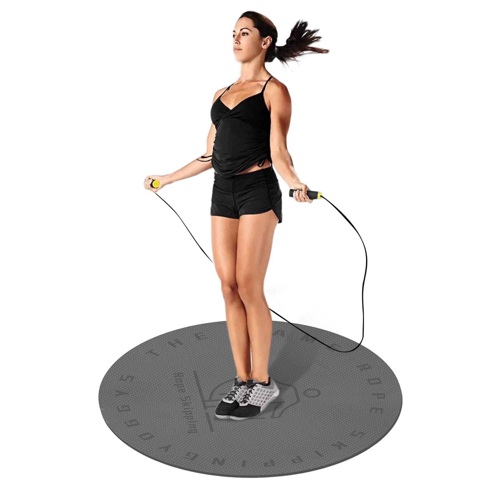 LaiEr Springtouw mat, kniebescherming impactabsorptie springtouw mat fitness oefening mat antislip voor thuis gym (140 cm* 62 cm* 20 mm LaiEr Springtouw mat, kniebescherming impactabsorptie springtouw mat fitness oefening mat antislip voor thuis gym (140 cm* 62 cm* 20 mm
