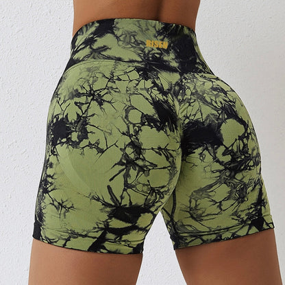 Risen Women Seamless High Waist Shorts - Sage