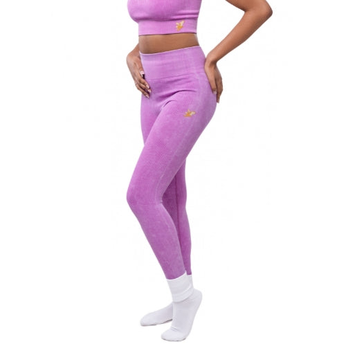 Risen Women Seamless High Waist Legging - Deep Mauve