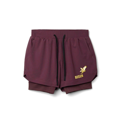 Risen Men Shorts - Maroon