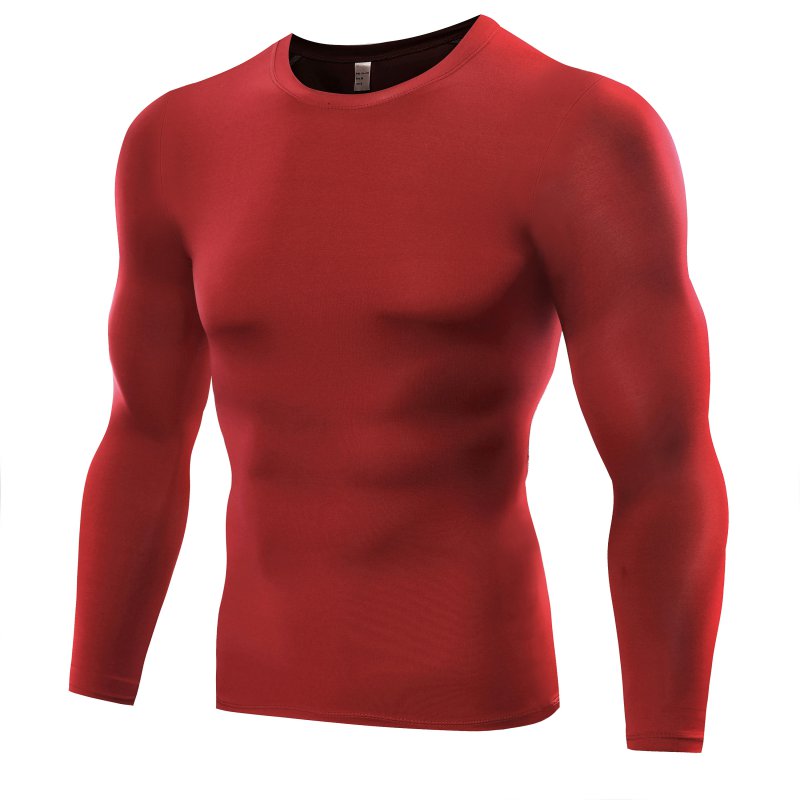 Men Bodybuilding Long Sleeve  T Shirt