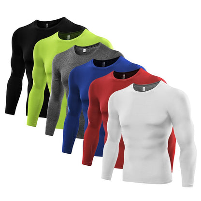 Men Bodybuilding Long Sleeve  T Shirt