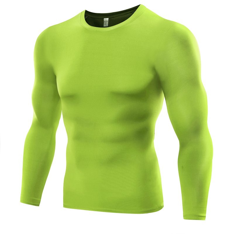 Men Bodybuilding Long Sleeve  T Shirt